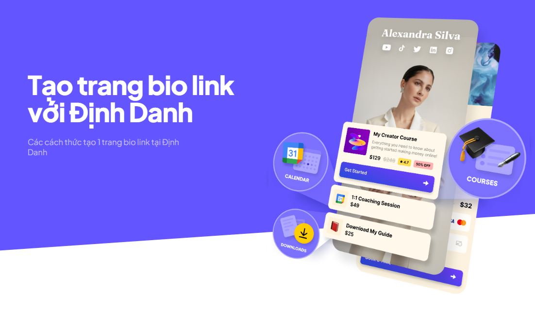 tạo trang bio link như thế nào